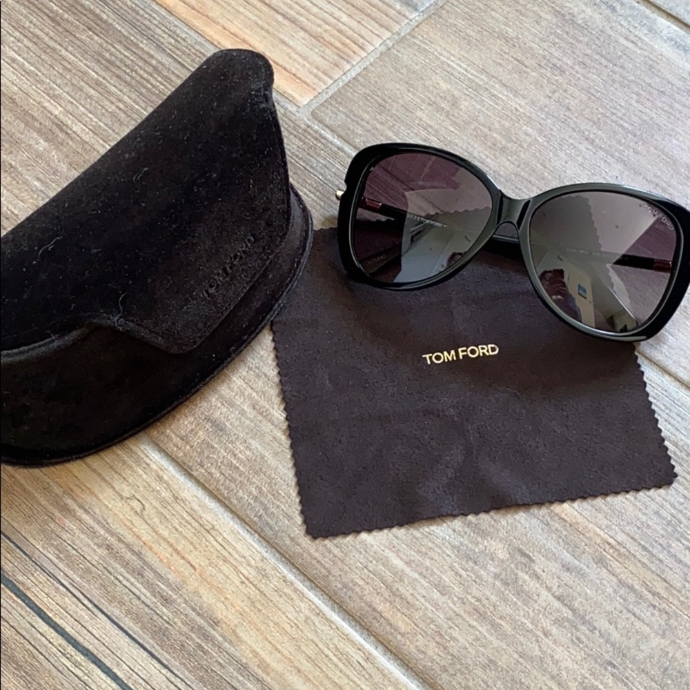 TOM FORD Black Linda Sunglasses